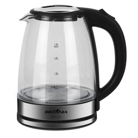 Chaleira Elétrica Britânia 1,8L BCH11 Glass Light Control 220V