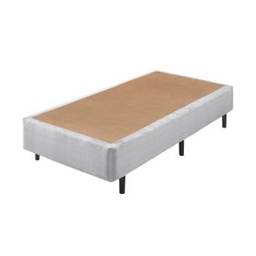 Base Para Colchão Solteiro Blend Ecoflex 79x198x25cm Cinza Mescla - Outlet