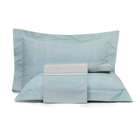 Jogo de Cama Queen 4 peças Altenburg Algodão Lux 200 Fios Ocean Line