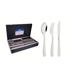 Faqueiro Tramontina Pacific 72 Peças em Aço Inox com Facas para Churrasco Acabamento Alto Brilho