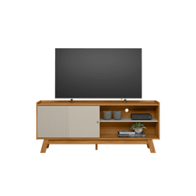Rack Aurum Línea 160cm para TVs de até 65" Nature/Off White