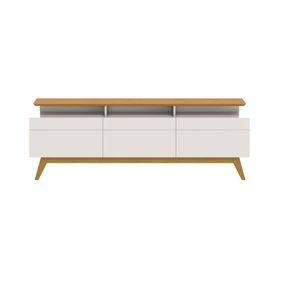 Rack Classic Imcal 180cm 3 Gavetas Off White/Nature - Outlet