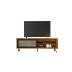 Rack Bancada NT1175 Notável 165cm para TVs de até 60" Freijó/Preto