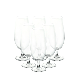 Jogo de 6 Taças para Cerveja em Cristal Ecológico 380ml