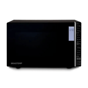Micro-ondas Brastemp 32L Painel Integrado e Grill Preto 220V