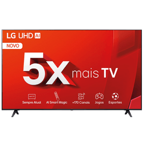 Smart TV LED 86" 4K LG 86UT8050 UHD ThinQ AI Bivolt - Outlet