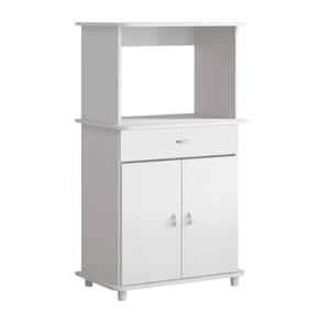 Balcão BA30 Ditália 2 Portas 1 Gaveta com Nicho Branco - Outlet