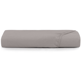 Lençol King Size Altenburg Toque Acetinado 193x203cm com Elástico Cinza Provençal