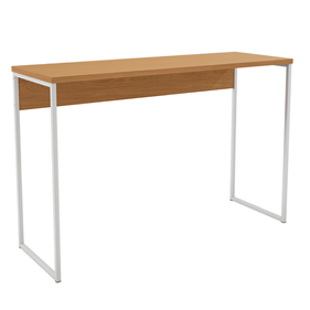 Bancada Alta de Cozinha Gourmet LI043 Kappesberg 136x91cm Canela e Branco