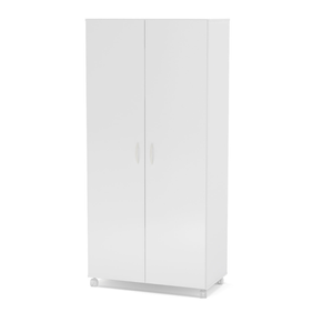 Armário Multiuso São Paulo Politorno Lavanderia 2 Portas 90cm Branco