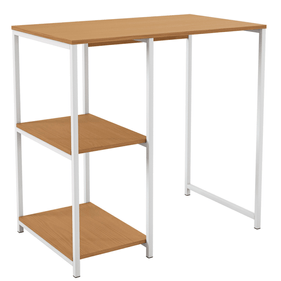 Bancada Industrial LI044 Kappesberg 90cm Prateleiras Canela e Branco