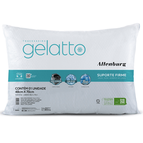 Travesseiro Altenburg Gelatto 48x70cm Turqueza