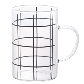 Caneca de Vidro Coliseu Stripes 280ml