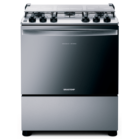 Fogão 5 Bocas Brastemp BFS5NCR Mesa Inox Bivolt
