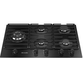Cooktop à Gás Mueller 5 Bocas MCG5BM Tripla Chama Bivolt
