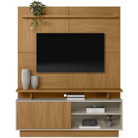 Home Painel Viena Linea para TVs de até 60" Nature e Off White