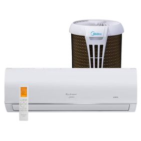 Ar-Condicionado Split Inverter 12000 BTUs Midea Gold Fin Airvolution Connect High Wall Frio 220V