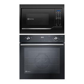 Kit Electrolux de Embutir Forno a Gás 80L com Convecção+Micro-ondas 34L 220V
