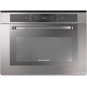 Micro-ondas Brastemp 40L BMO40AR Gourmand Embutir Grill Inox 220V