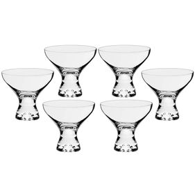 Jogo de 6 Taças de Sobremesa Full-Fit Vega em Cristal Ecológico 330ml