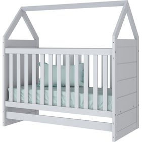 Berço Mini Cama Montessoriano Henn 70cm Branco - Outlet