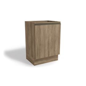 Armário Balcão de Cozinha Maxx G742 Kappesberg 1 Porta 60cm Nogal