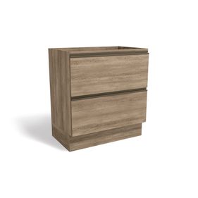 Armário Balcão de Cozinha Maxx G755 Kappesberg 2 Gavetas 80cm Nogal Nogal - Outlet