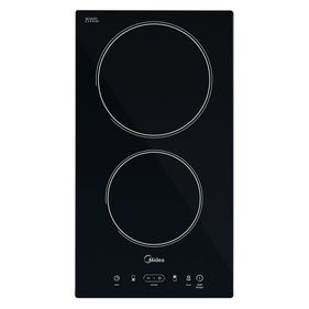 Cooktop Midea 2 Bocas Elétrico Controle Touch Screen Vitrocerâmico CCA20P2 220V
