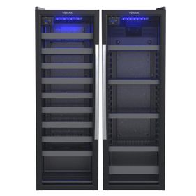 Conjunto Cervejeira Venax 209L Blue Ligth 200 + Adega Venax 50 Garrafas Piubella Porta Invertida
