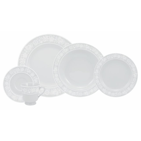 Aparelho de Jantar e Chá Schmidt 30 Peças Audrey Noiva 1ª Linha