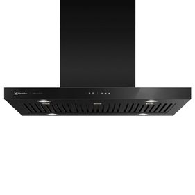 Coifa de Ilha Pro Series Electrolux 90CIV 90cm Filtro Baffle Preto 220V