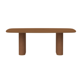 Mesa Retangular Lintz Província 219x110cm Caramelo Tampo Canella