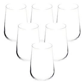 Jogo 6 Copos Ardea Full-Fit 470ml em Cristal Ecológico
