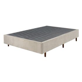 Base Para Colchão Maze Casal Ecoflex 138x188x25cm Boucle Bege
