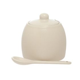Açucareiro de Cerâmica Etilux com Colher 380ml
