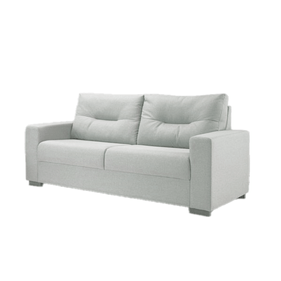 Sofá Living MH4209 213cm Herval 2 assentos Cinza Claro