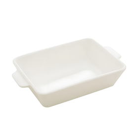 Refratário de Porcelana Coliseu Basic com Alça Branco