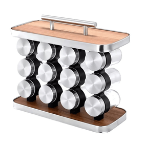 Porta Condimentos 12 Peças Etilux Suporte com Alça