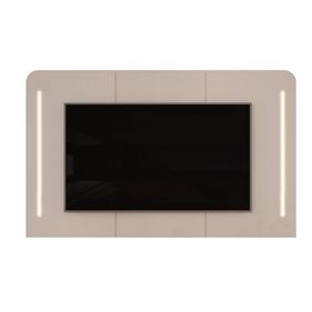 Painel Atlas para TVs até 75" DJ Móveis com Led Off White