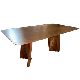 Mesa Retangular Tania Menegaz 180x100cm Tampo Laminado Noce