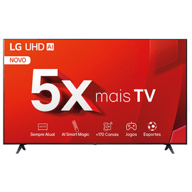Smart TV LED 75" 4K UHD LG 75UT8050 Controle Mágico Bivolt - Outlet