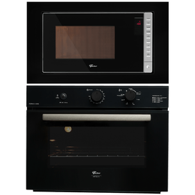 Kit Fischer de Embutir Forno a Gás Infinity 50L com Grill+Micro-ondas Fit Line 25L 220V