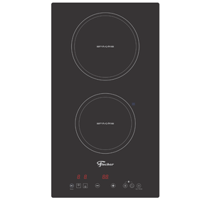 Cooktop Indução Fischer 2 Bocas Mesa Vitrocerâmica Preto 220V