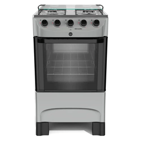 Fogão 4 Bocas Mueller MFI4BB Acendimento Automático Titânio Bivolt