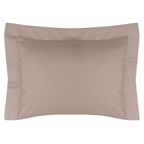 Fronha Altenburg Percal 180 Fios 50x70cm Marrom Shitake