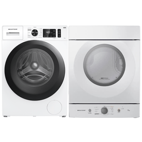 Conjunto Brastemp Lavadora de Roupas 11Kg BNF11AB+Secadora Suspensa 10Kg BSI10BB Branco 220V