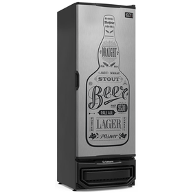 Cervejeira Gelopar 410L GCB-40 GW TI Porta Adesivada Beer Inox 220V