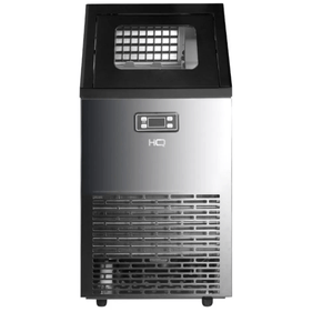Máquina de Gelo 45kg HQ Ice Turbo Preto e Inox