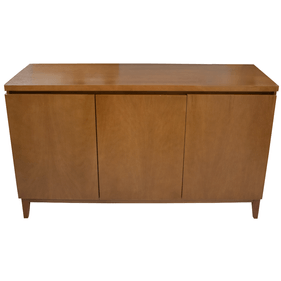 Balcão Buffet Dom Artsoli 135cm 3 Portas Castanho Claro