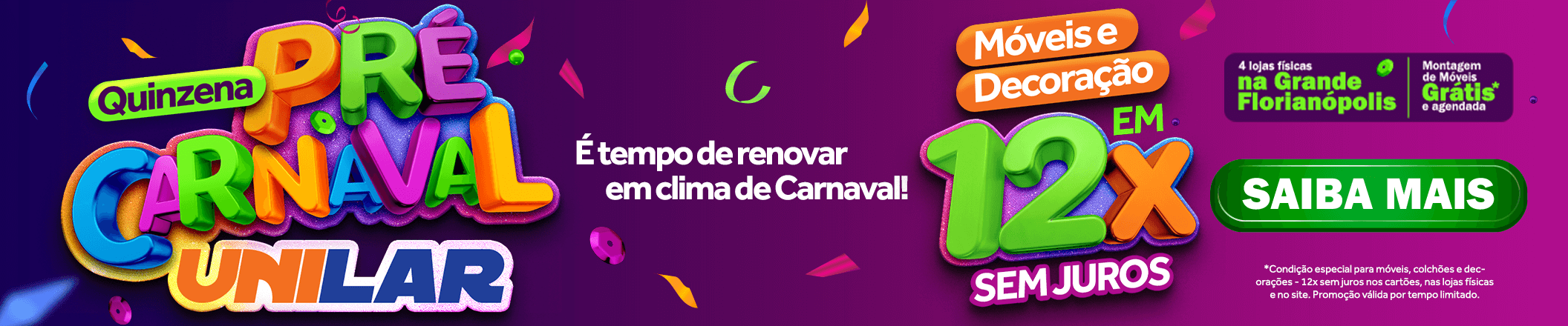 Móveis e Decoração 12x sem juros 